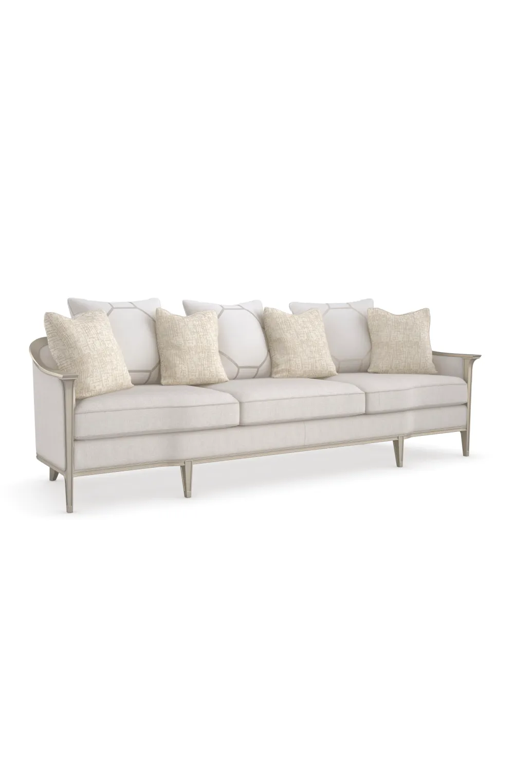 Herringbone Upholstered Sofa