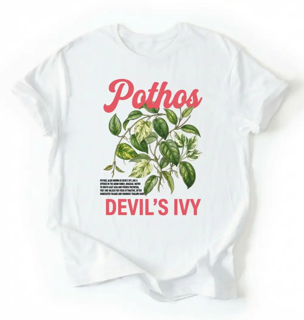 Pothos Ivy Graphic Cotton Tee