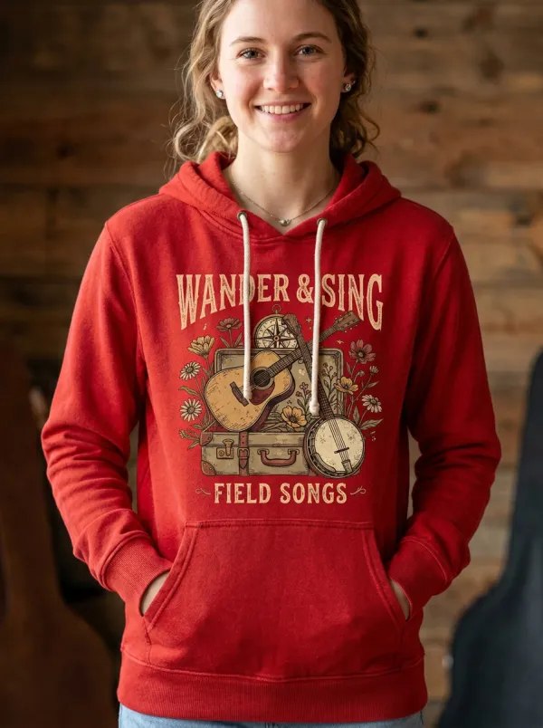 Floral Country Music Graphic Hoodie
