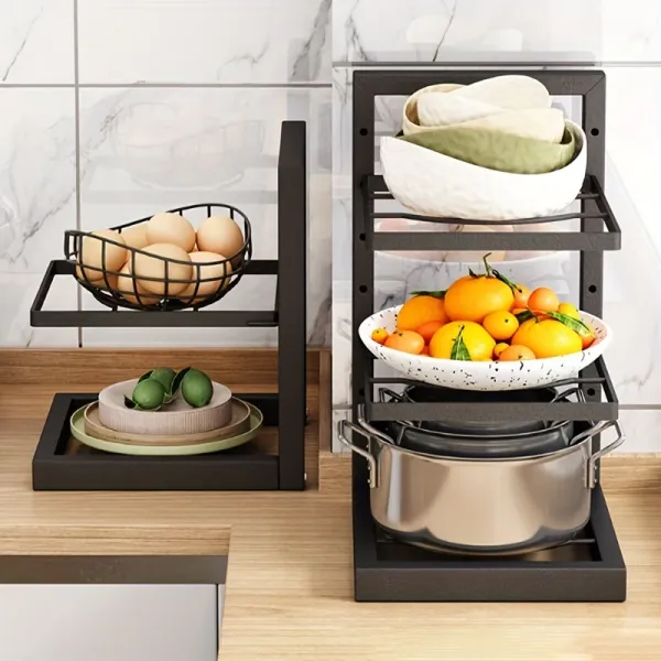 Multi-Tier Pan Storage Rack