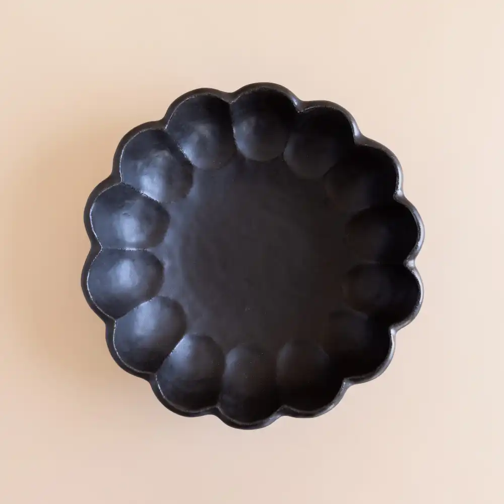 Textured Ceramic Serving Bowls