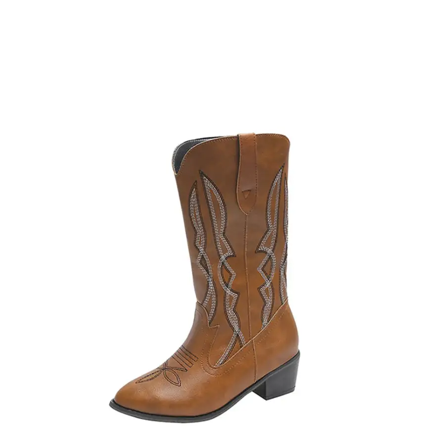 Western Embroidered Cowgirl Boots