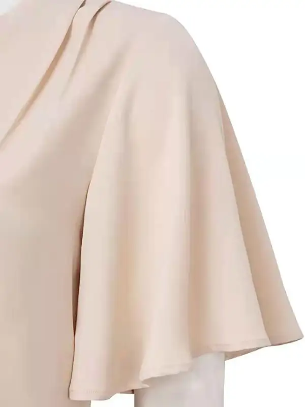 Urban Relaxed Falbala Chiffon T-Shirt