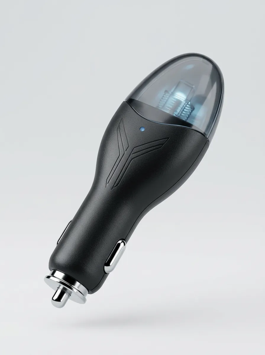 Black Housing Electronic Vehicle Fuel Saver