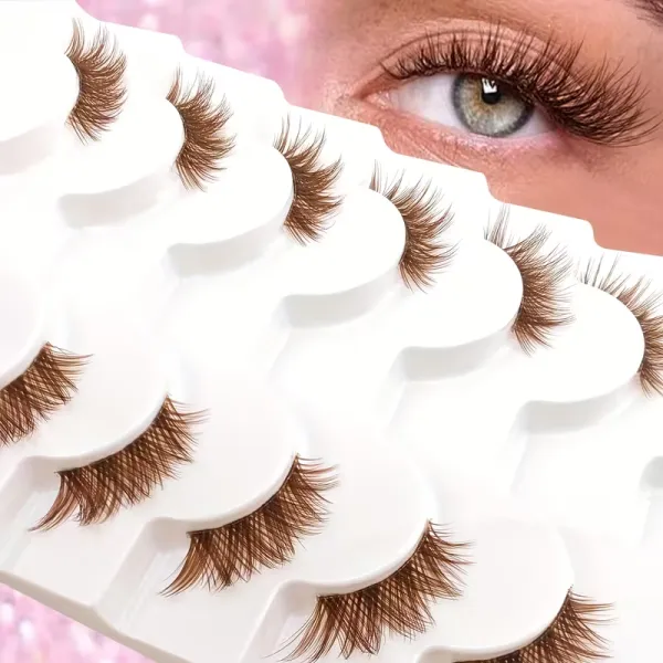 Fluffy Brown Lashes