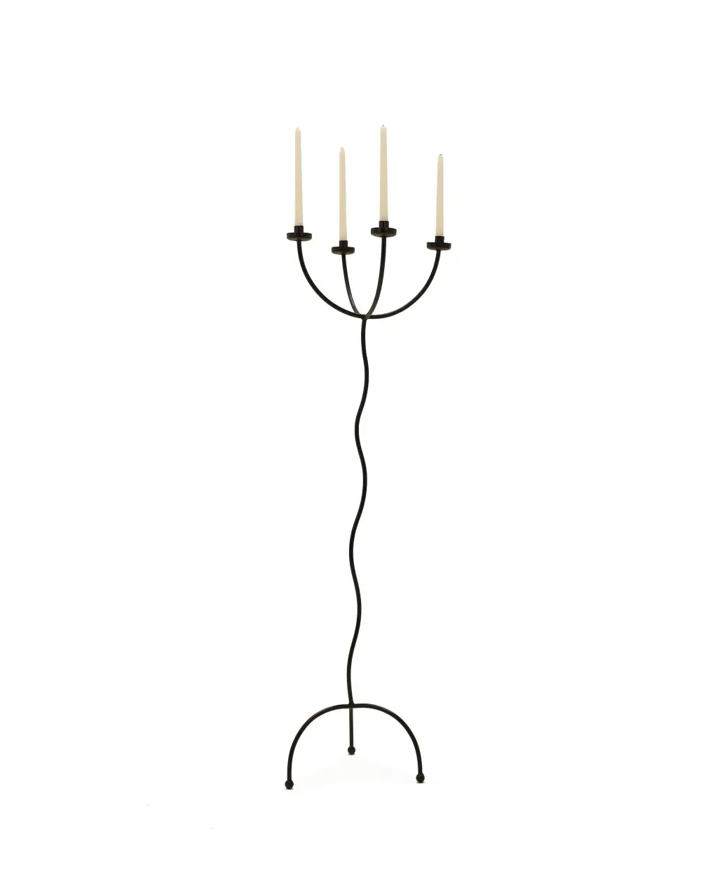 Sculptural Floor Candelabra