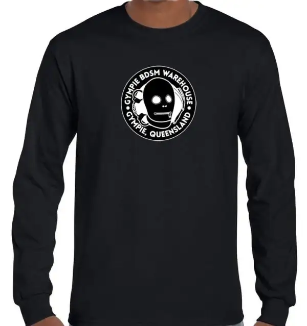 Mask Logo Graphic Longsleeve Shirt