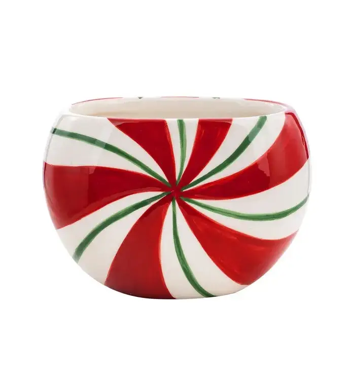 Peppermint Candy Accent Planter