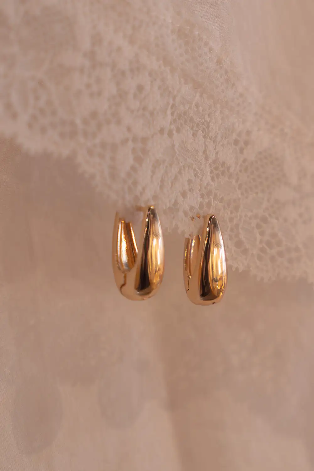 Classic Rounded Hoop Earrings