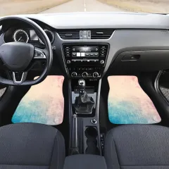 Gradient Print Floor Mats