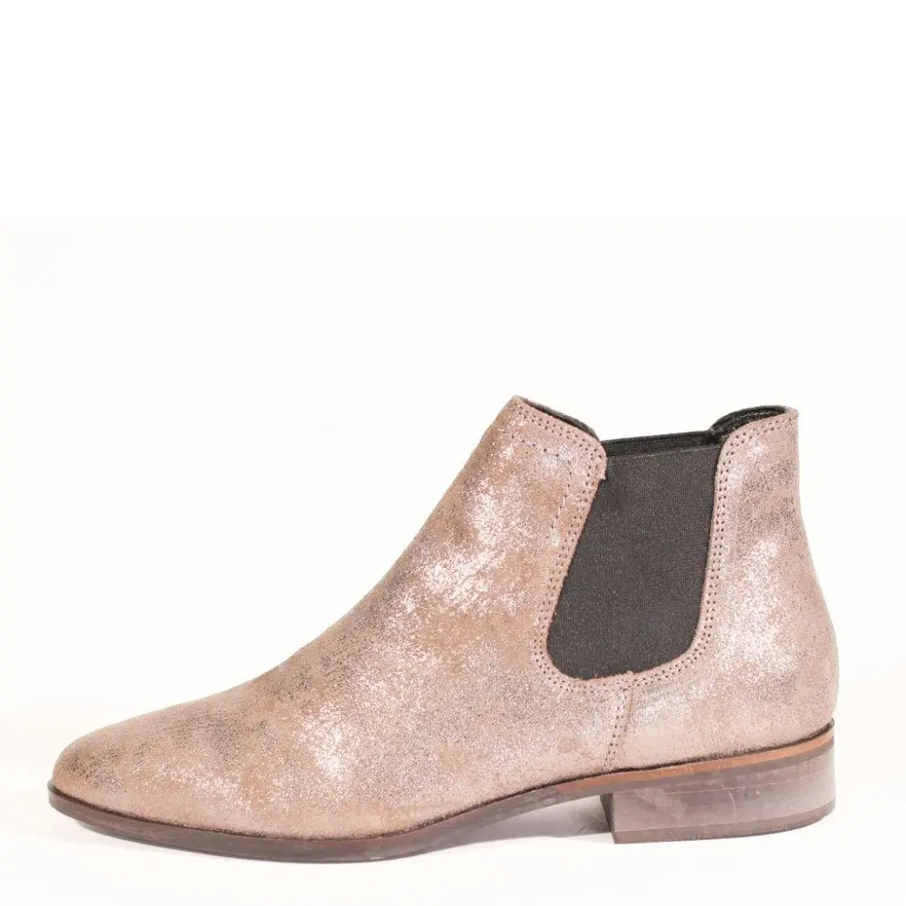 Leather Slip On Chelsea Ankle Boots