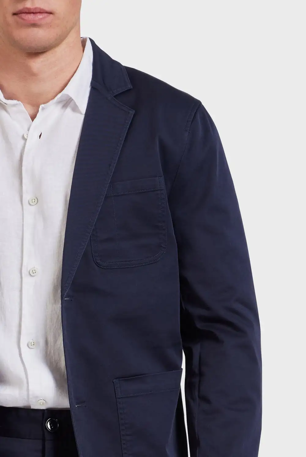 Minimalist Unstructured Casual Blazer Jacket