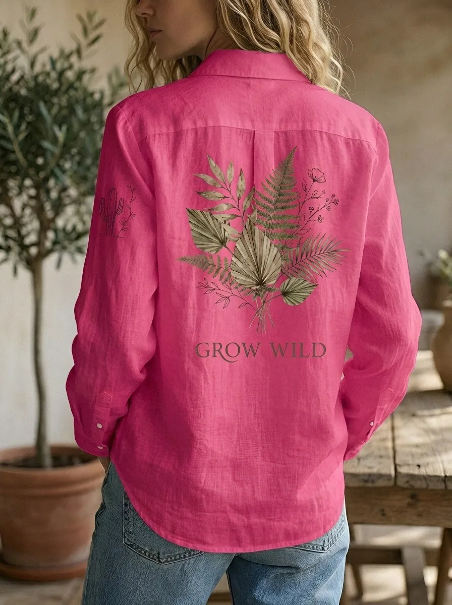 Nature Lover Grow Casual Shirt Casual