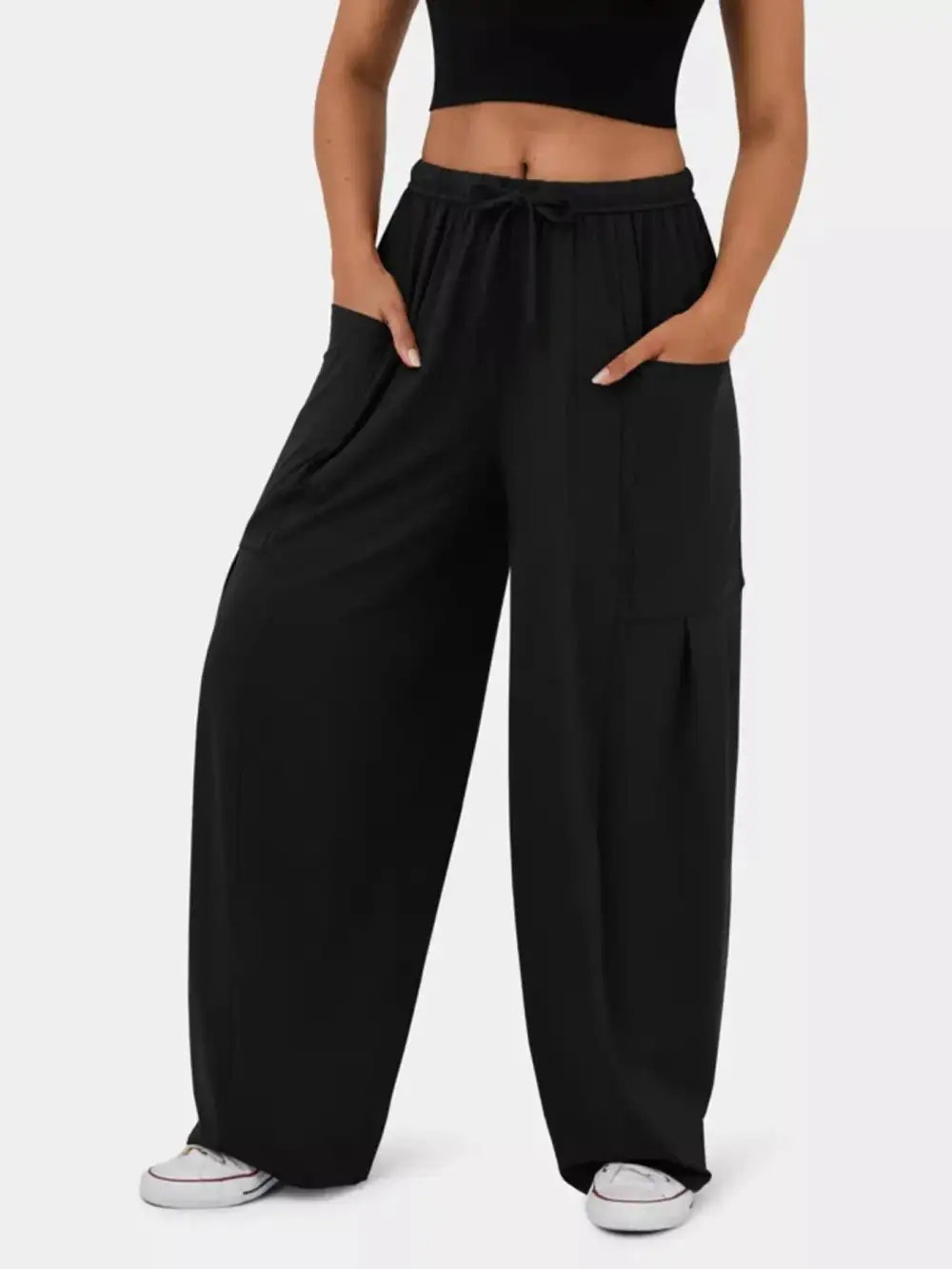 Casual Wide Leg Trousers