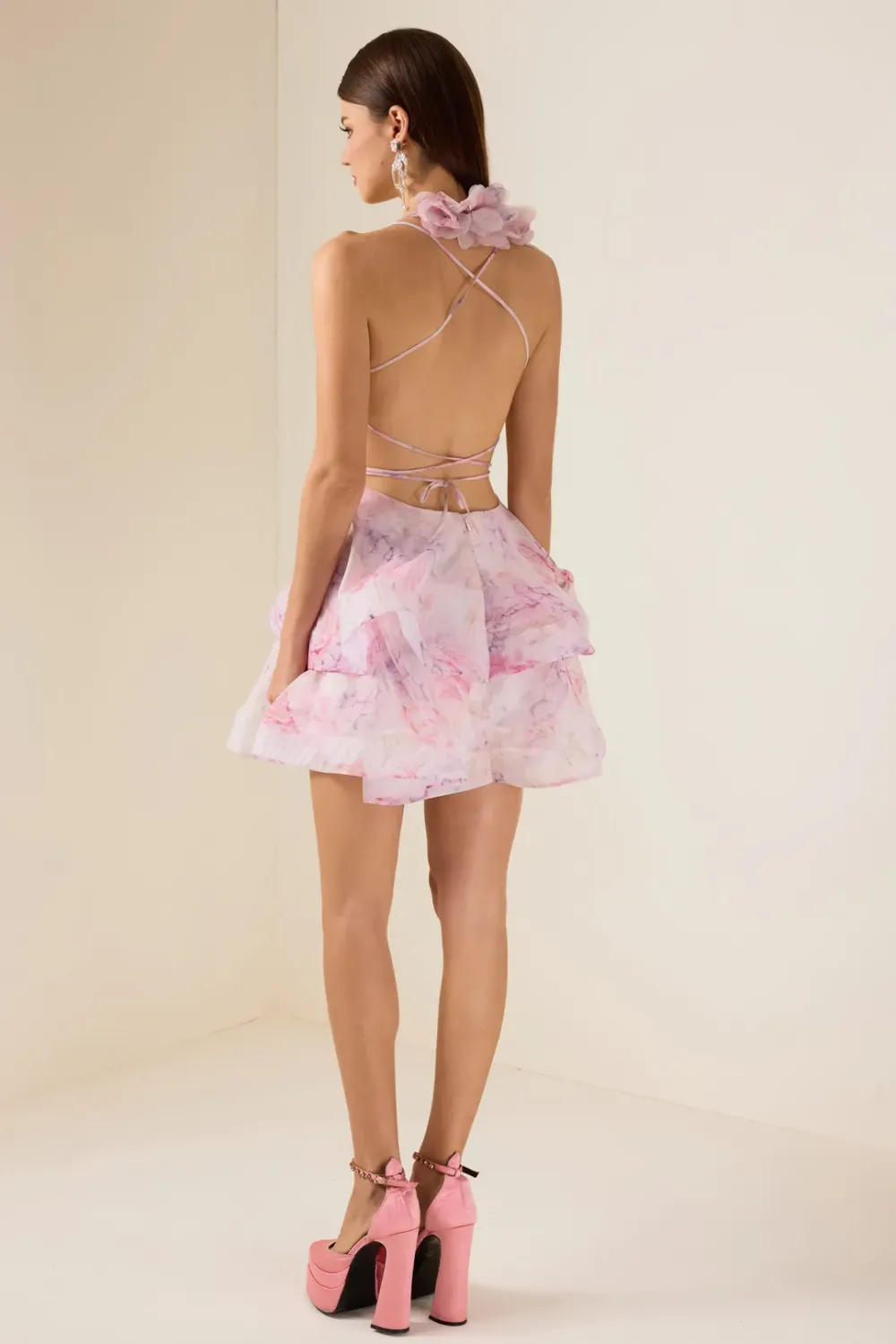 Alessandra Floral print cami dress