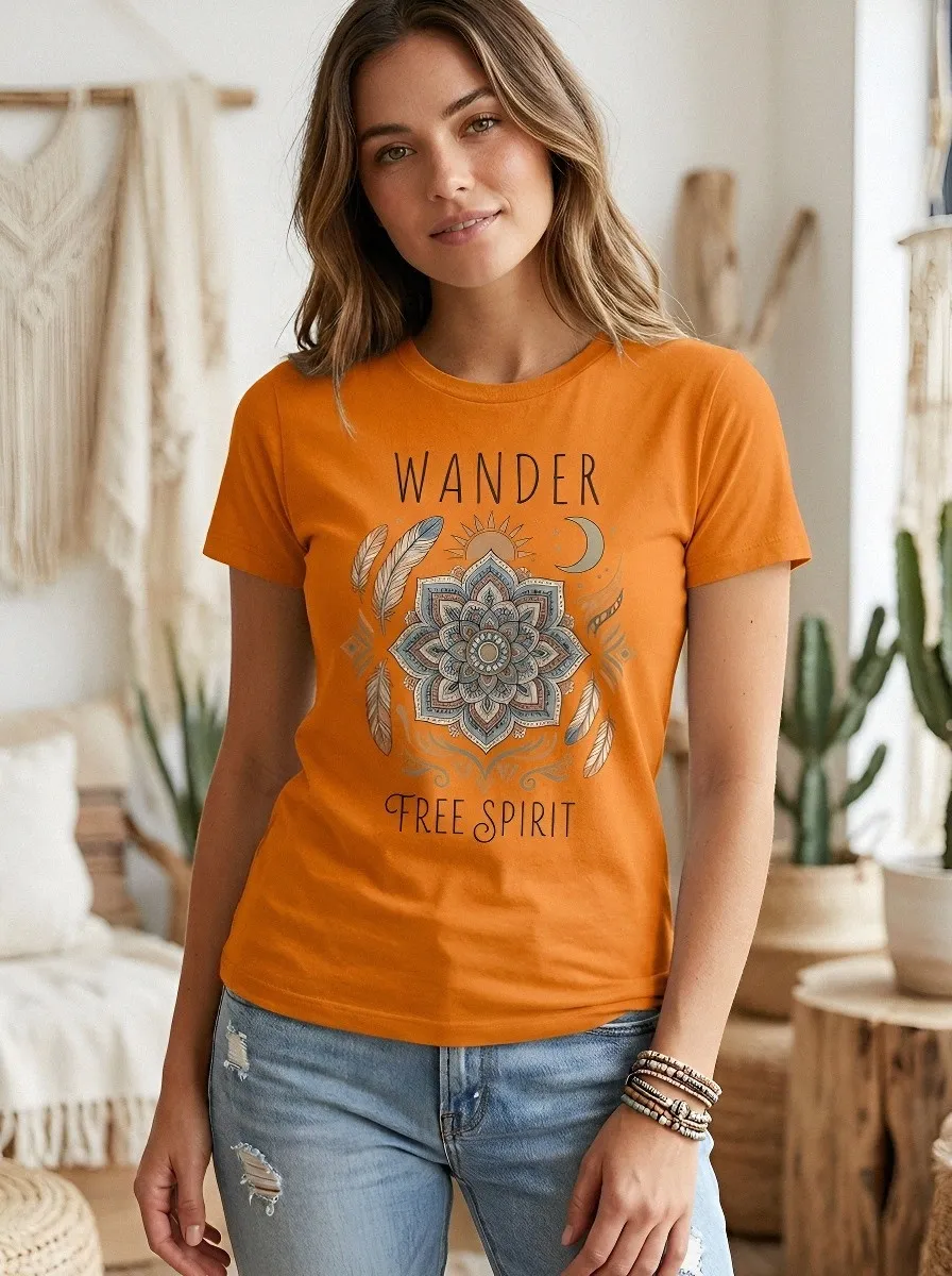 Boho Wander Free T-Shirt