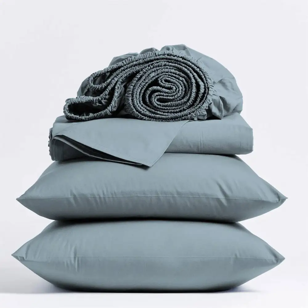 Everyday Layered Cotton Sheet Bedding Set