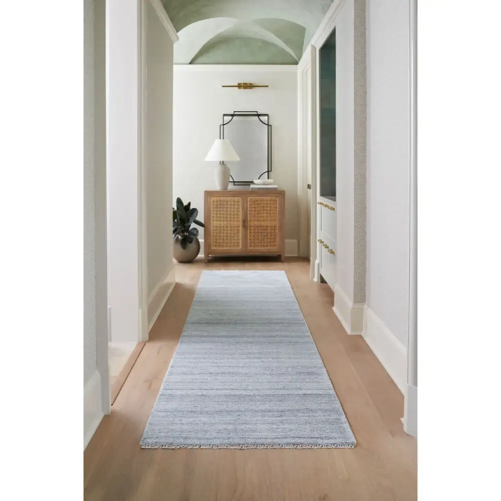 Hand-Knotted Wool Table Runner