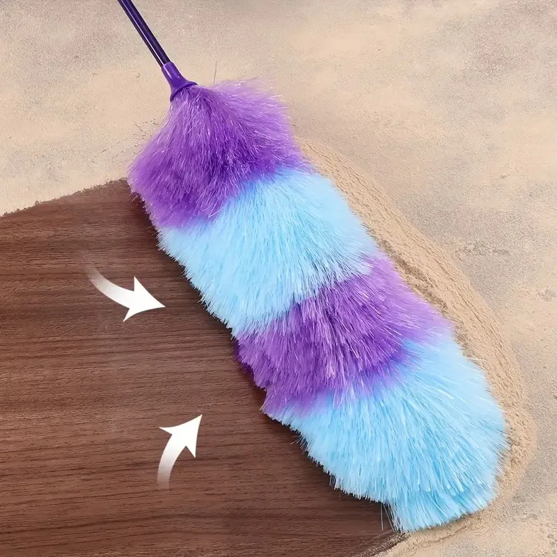 Heavy-Duty, Flexible And Foldable Cleaning Feather Duster