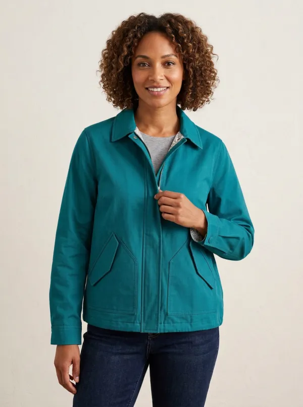 Women's Casual Sage Green Utility Pattern Lining Jacket