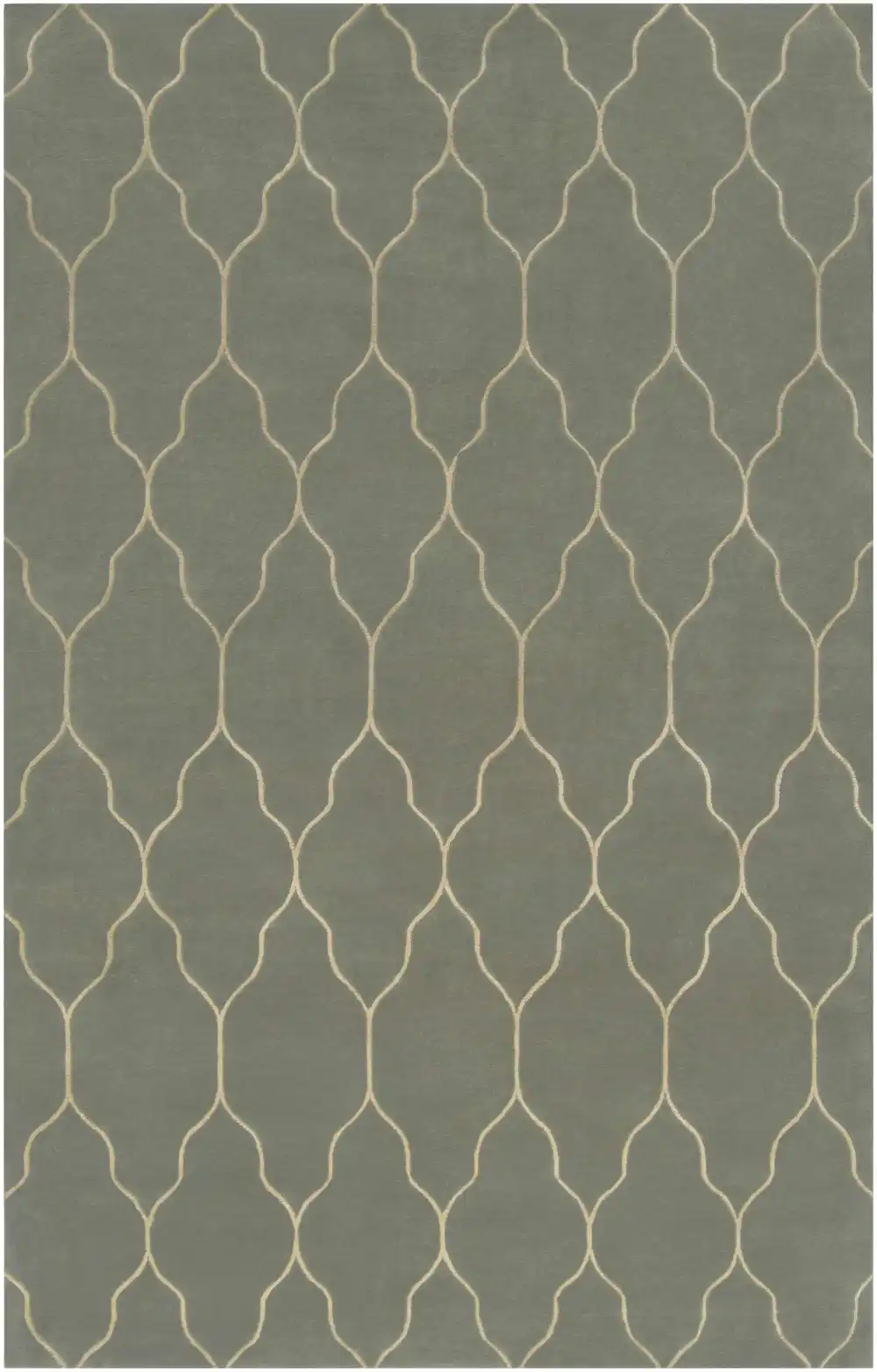 Timeless Contemporary Hand Knotted Wool Area Rug