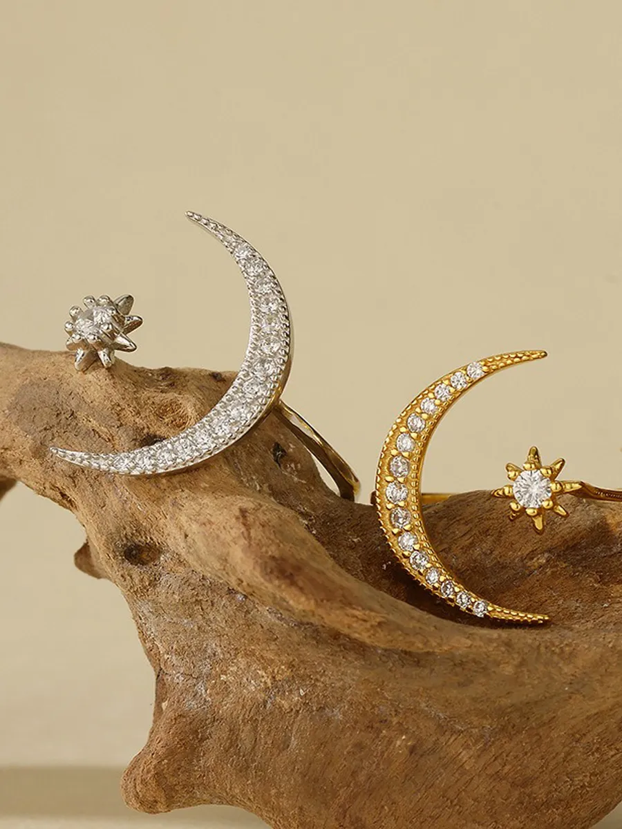 Arabella Star And Moon Ring