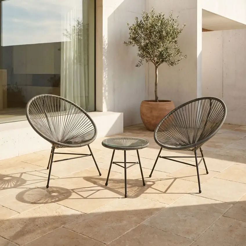 Rattan Garden Bistro Set