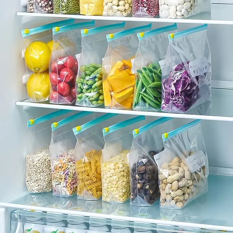 100pcs Reusabl Ziplock Food Fresh