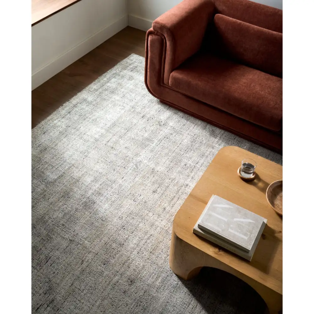 Hand-Loomed Wool Blend Carpet