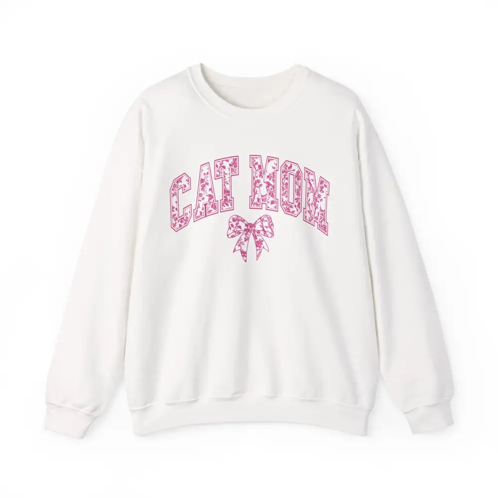Cat Bow Crewneck Sweatshirt