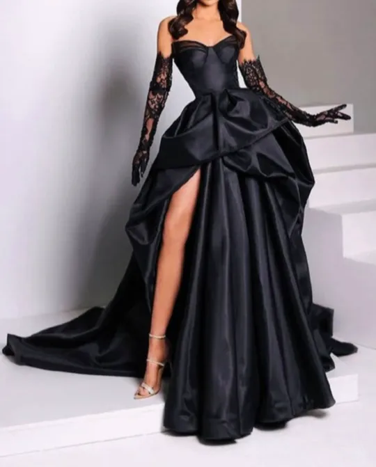 Sweetheart Slit Prom Dress