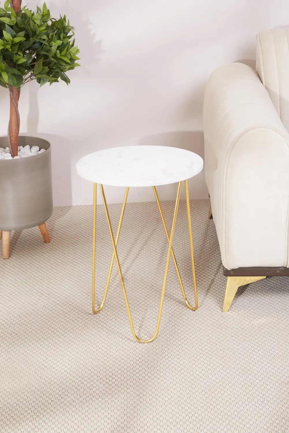 Halden Marble Side Table