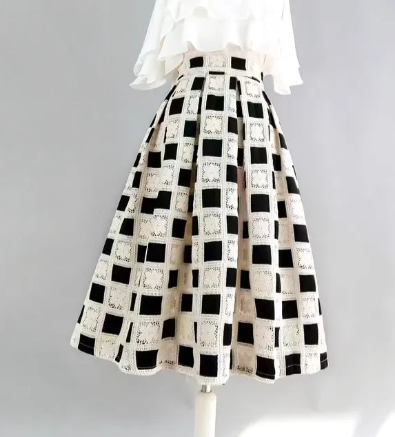 Smart Carry Everyday Casual Lace Skirt