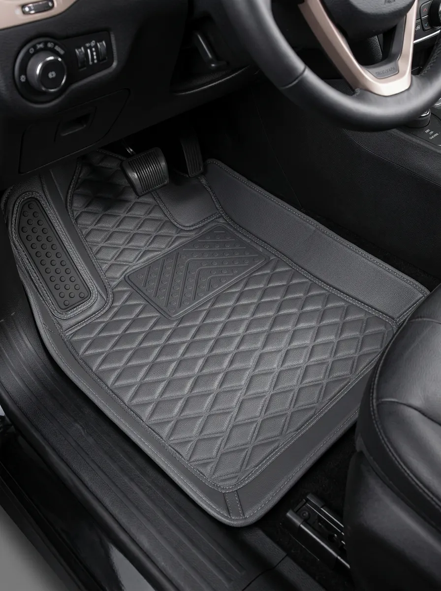 Modern Layered-Look Car Floor Mats