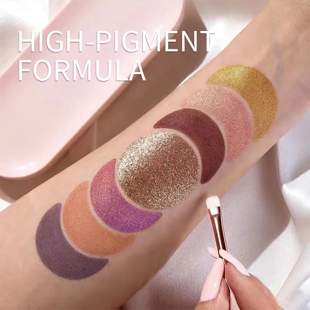 Wholesale Custom Shimmer Matte Eye Shadow Palette  Luxury High Pigmented Makeup Eyeshadow Palette
