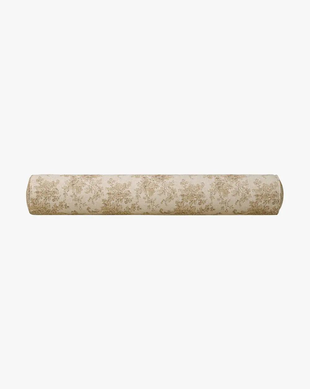 Floral Linen Bolster Pillow