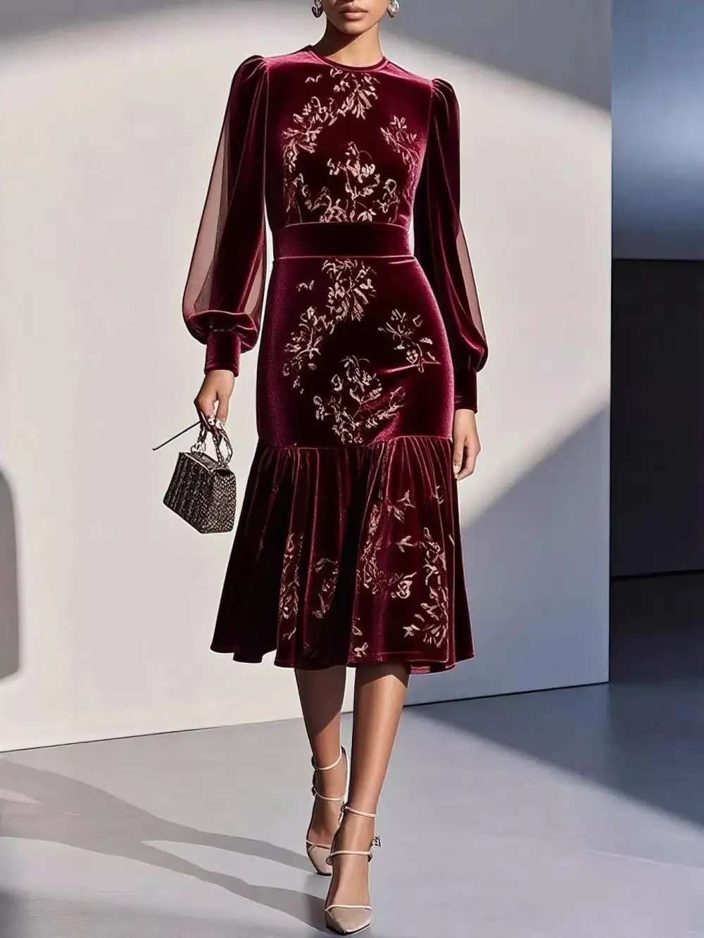 Everyday Floral Midi Dress