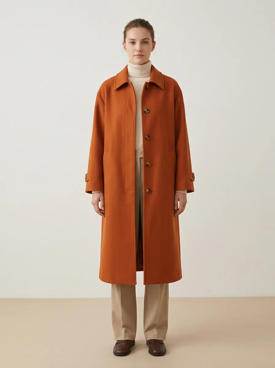 Heritage Wool-Blend Outerwear Coat