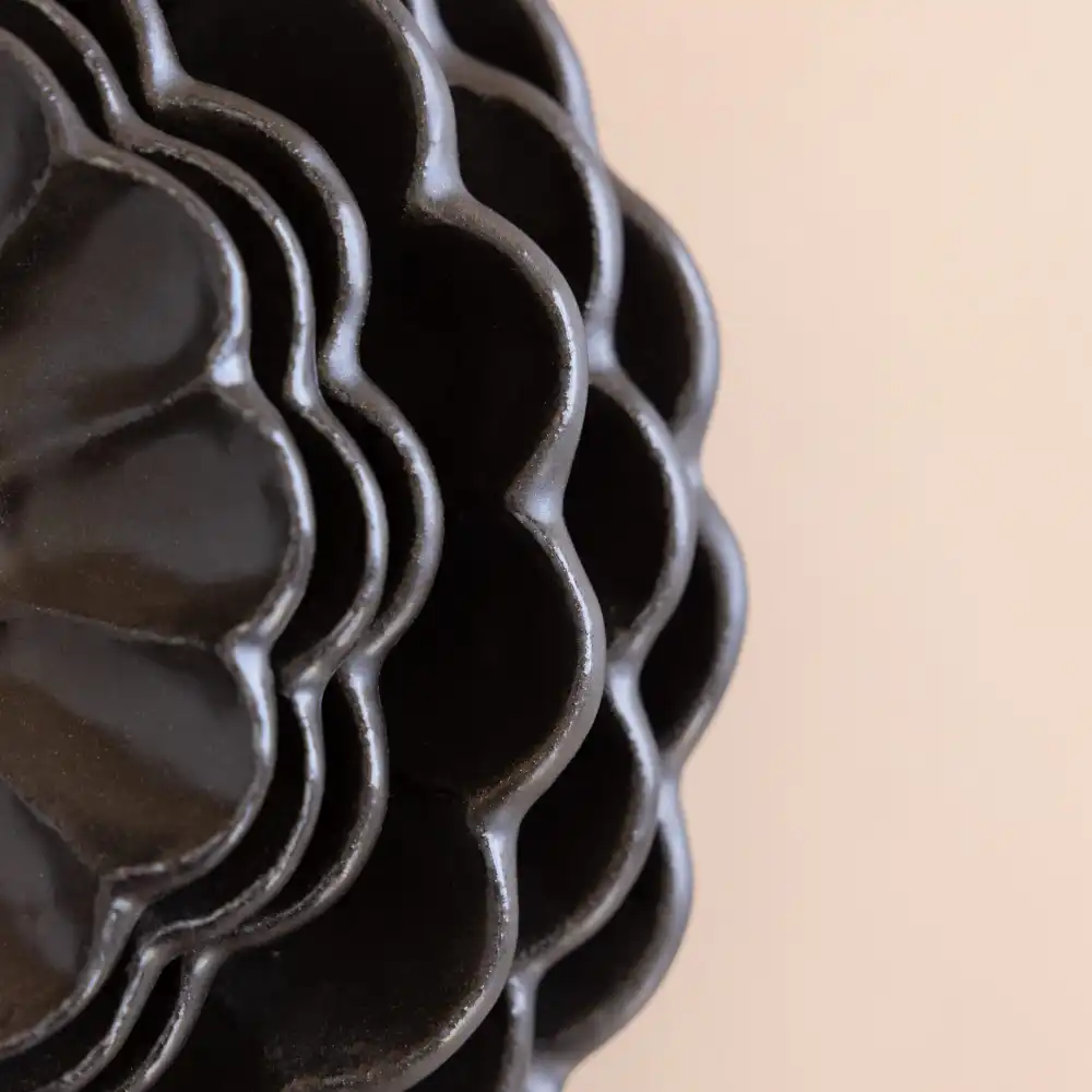 Textured Ceramic Dining Plates