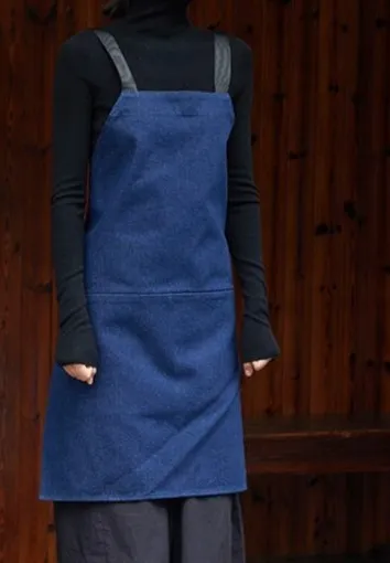 Denim Canvas Crossback Kitchen Work Apron
