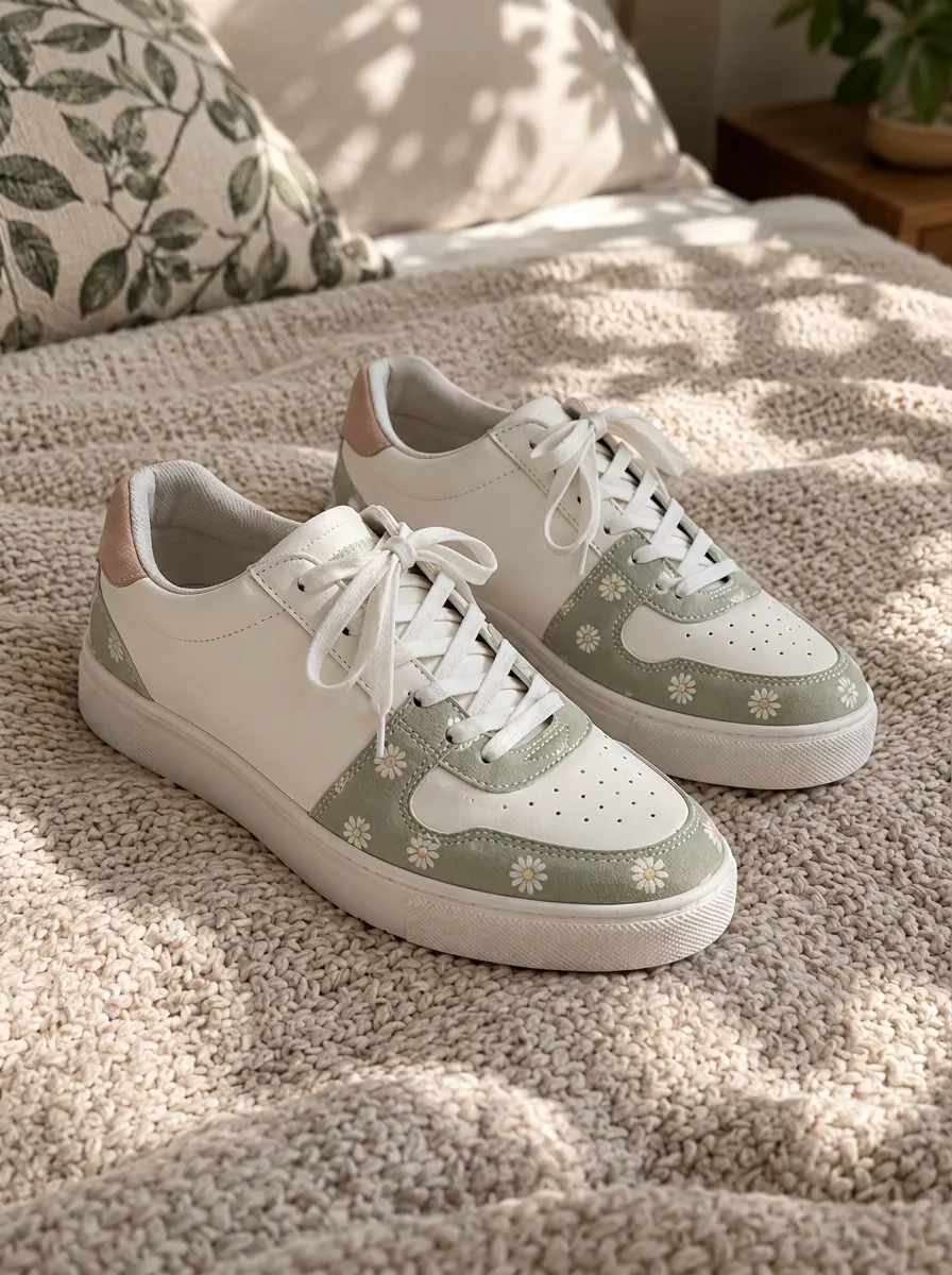 Women's Everyday Floral Daisy Skate Shoes