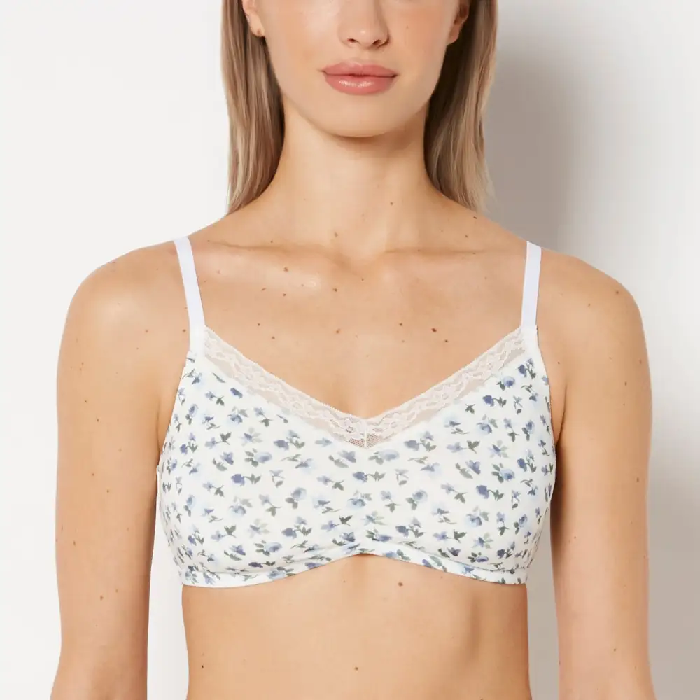 Modern Modal Bralette With Beloved Lace Trim
