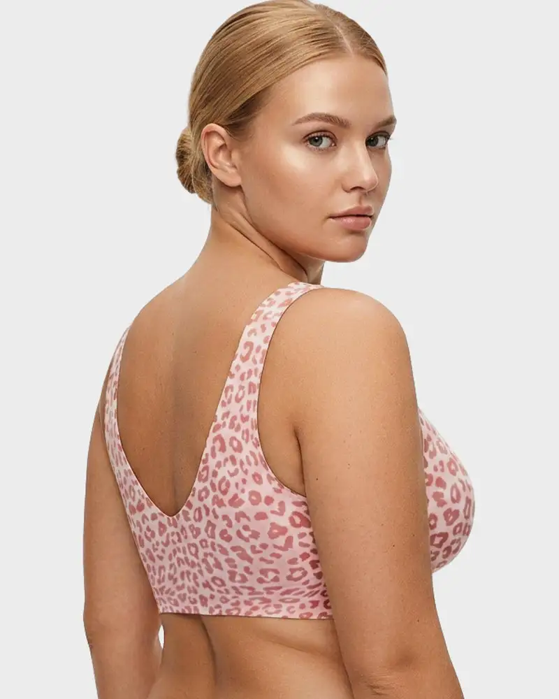 Seamless Wireless Full-Coverage Pullover Bra