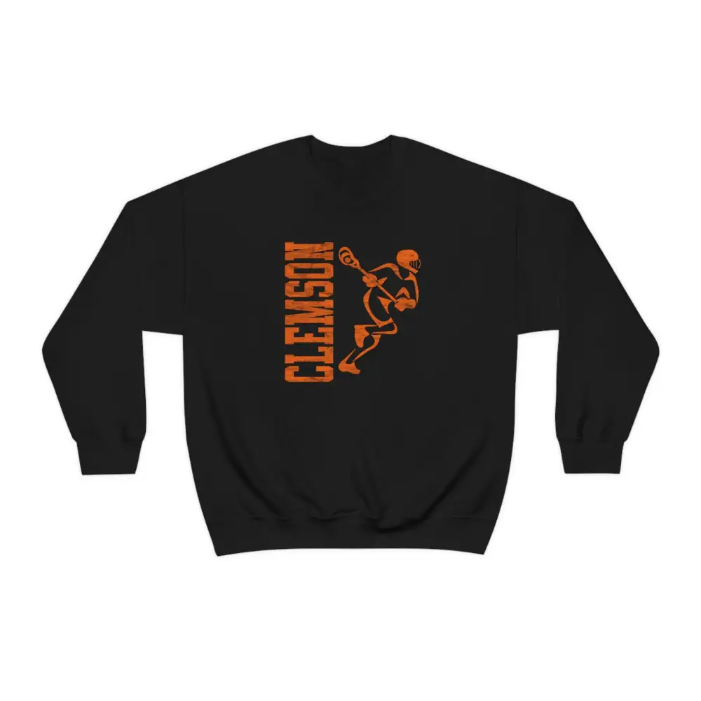 Vintage Player Lacrosse Graphic Crewneck Sweatshirt