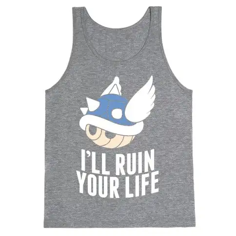Blue Shell Graphic Tank Top