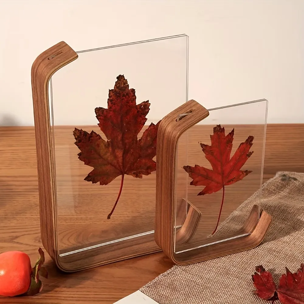 Wooden-Accent Frame
