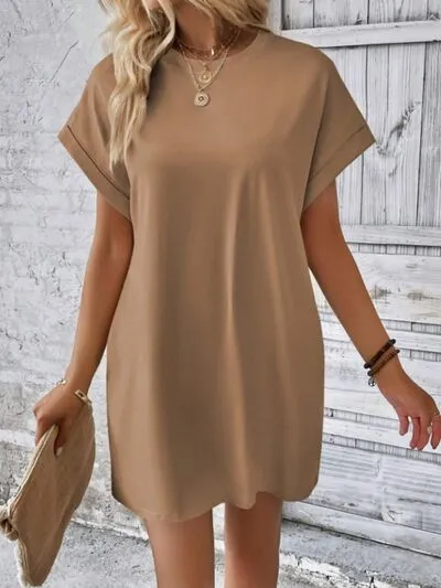 Classic Tee Short-Sleeve Cotton Mini Dress