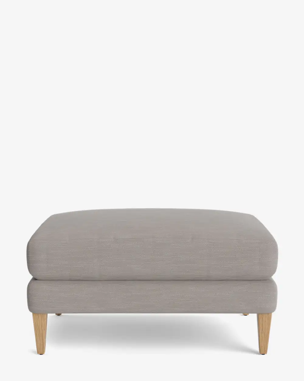 Modern Oak Ottoman