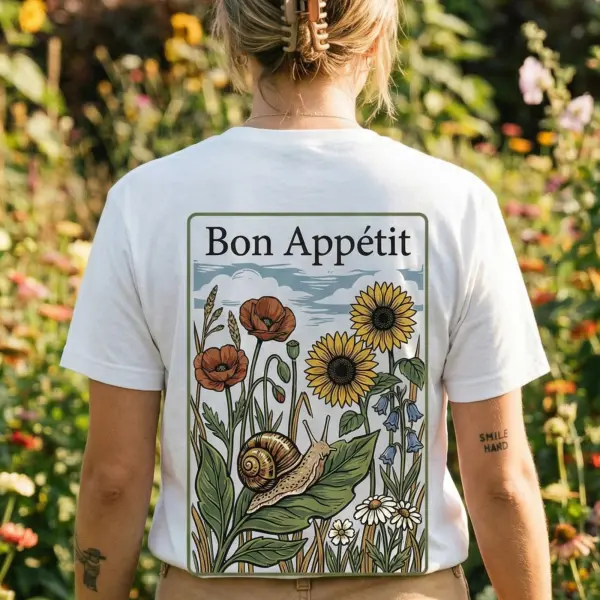 Floral Dining Graphic Tee