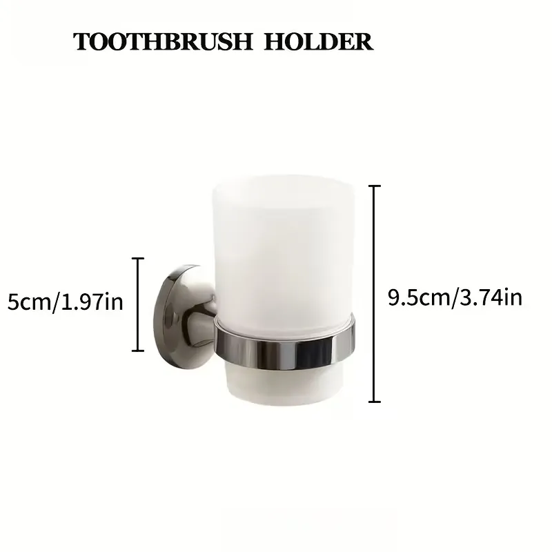 Bathroom Wall Cup Holder